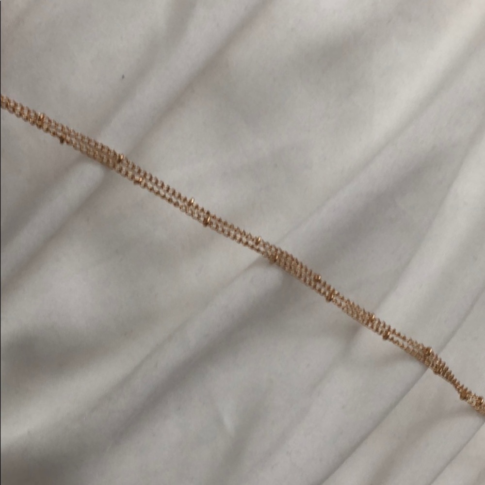 Gold Plated Double Layered Chain Bracelet... - Picture 4 of 4